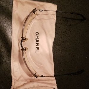 CHANEL RIMLESS AVIATORS